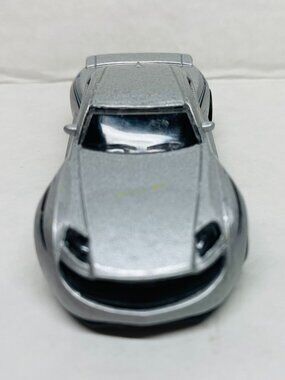2013 FAST LANE SS-002 Metal Flake Silver Diecast 1:64 Car, Black/Blue Striping